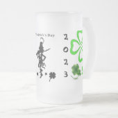 St Patrick's Day Beer Mok Sjabloon (Voorkant rechts)