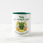 St. Patrick's Day Beer Mokken en Lucky Hoefijzer (Center)