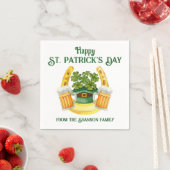 St. Patrick's Day Beer Mokken en Lucky Hoefijzer Servet (Insitu)