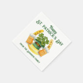 St. Patrick's Day Beer Mokken en Lucky Hoefijzer Servet (Hoek)