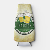 St. Patrick's Day Beer Mokken Flesjeskoeler (Voorkant)