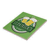 St. Patrick's Day, Beer Mokken, Irish Green Tegeltje (Zijkant)