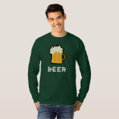 St. Patrick's Day Beer Pixel Icon T-shirt (Voorkant volledig)