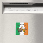 ST PATRICKS DAY Beer Sláinte Irish Flag Magneet (Insitu (Vaatwasser))