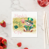 St.Patrick's Day Beer Snoep Verjaardag Lucky One Servet (Insitu)