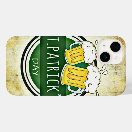 St. Patrick's Day Beers Case-Mate iPhone Case (Achterkant (horizontaal))