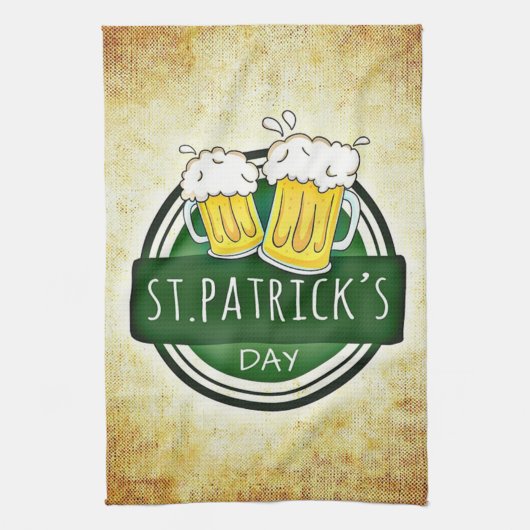 St. Patrick's Day Beers Theedoek (Verticaal)