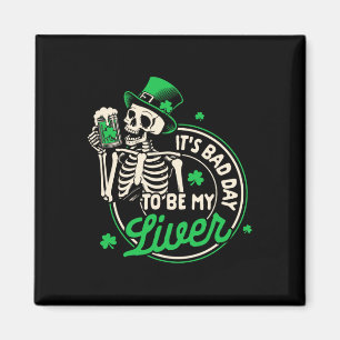 St. Patricks Day Bierdrinken Het Is Een D Dag Om T Magneet