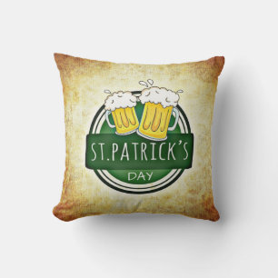 St. Patrick's Day Bieren Kussen