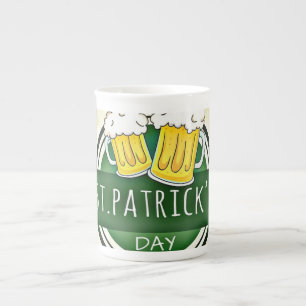 St. Patrick's Day Bieren Porselein Kop