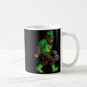 St Patricks Day Bigfoot Groen Grappige Sasquatch G Koffiemok