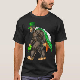  St Patricks Day Bigfoot Sasquatch Iers T-shirt