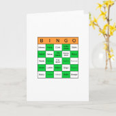 St Patrick's Day Bingo Kaart (Gele Bloem)