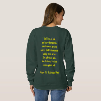 St. Patrick's Day Birch tree Sweatshirt