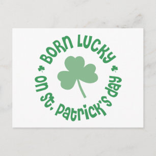 St Patricks Day Birthday Briefkaart