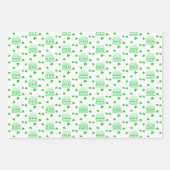 St Patrick's Day Birthday  Inpakpapier Vel (Voorkant)