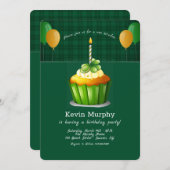 St. Patrick's Day Birthday Party Invitation Kaart (Voorkant / Achterkant)