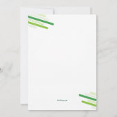 St. Patrick's Day Birthday Party Invitation Kaart (Achterkant)