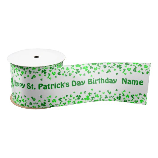 St Patrick's Day Birthday Personalized Name Lint (Spoel)