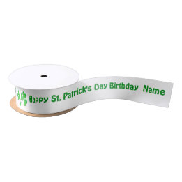 St Patrick's Day Birthday Personalized Name Lint