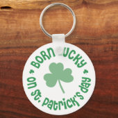St Patricks Day Birthday Sleutelhanger (Voorkant)