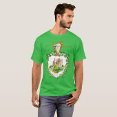 St. Patrick's Day Blarney Castle Ierland T-shirt (Voorkant volledig)