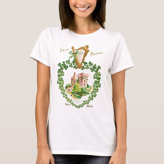  St. Patrick's Day Blarney Castle Ierland T-shirt (Voorkant)