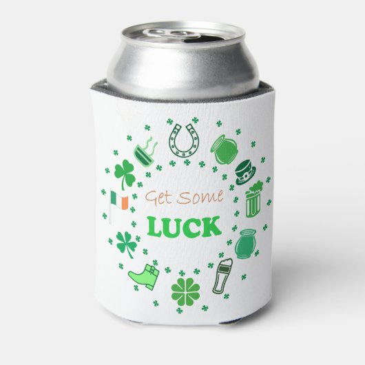 St. Patrick's Day Blikjeskoeler (Blikje Achterkant)