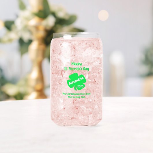 St Patrick's Day Blikvorm Glas (Insitu (Huwelijk))