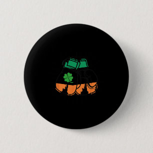St. Patricks Day Boksliefhebber Ierse Handschoenen Ronde Button 5,7 Cm