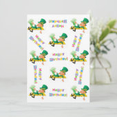 St. Patrick's Day Bonne Invitation d'anniversaire (Debout devant)