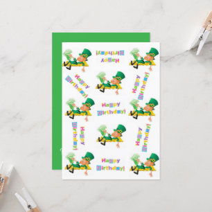 St. Patrick's Day Bonne Invitation d'anniversaire