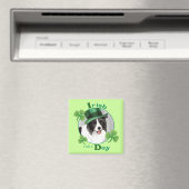 St. Patrick's Day Border Collie Magneet (Insitu (Vaatwasser))