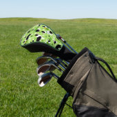 St. Patrick's Day Border Collie Pattern Golfheadcover (Insitu)