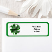 St. Patrick's Day Born Lucky Etiket (Insitu)
