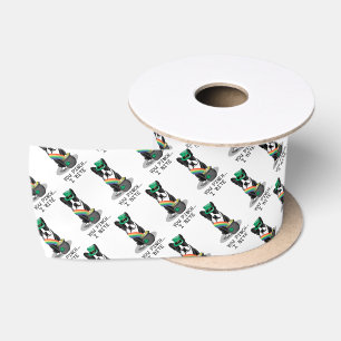 St. Patrick's Day Boston Terrier Dog (zwart) Funny Lint