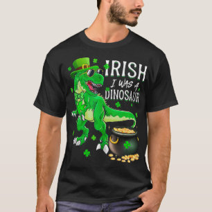 St Patricks Day Boys Kinder Mannen Irish I Was a D T-shirt