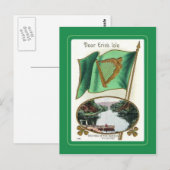  St Patrick's Day briefkaart (Voorkant / Achterkant)