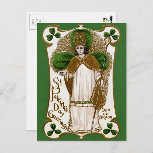 St. Patrick's Day Briefkaart (Voorkant / Achterkant)