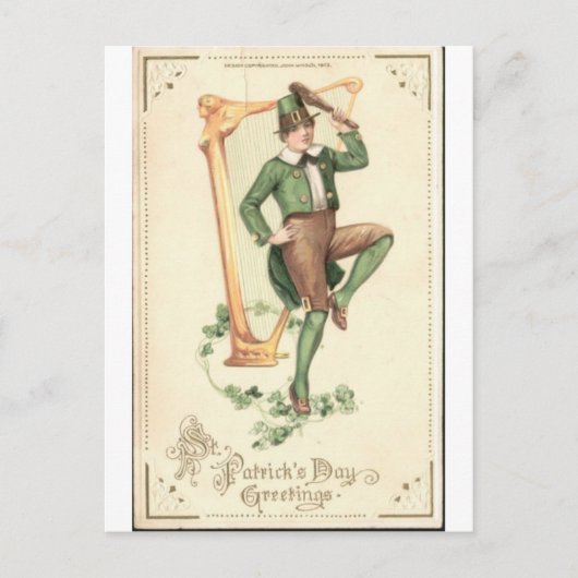 St. Patrick's Day Briefkaart (Voorkant)