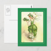 St Patrick's Day briefkaart (Voorkant / Achterkant)
