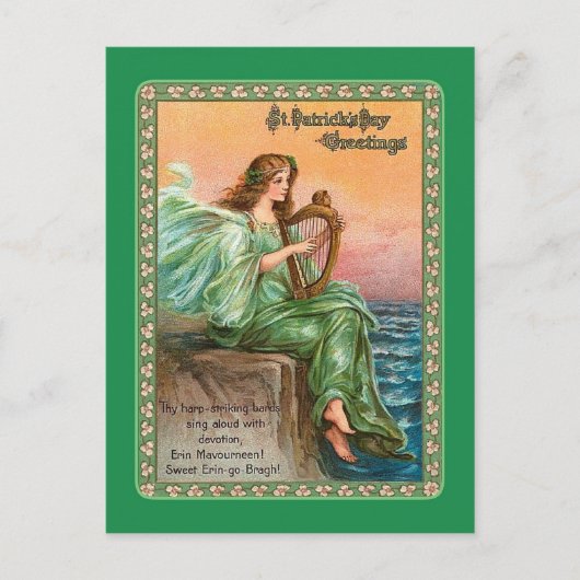 St Patrick's Day briefkaart (Voorkant)