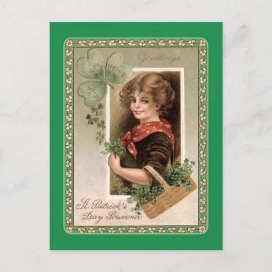 St Patrick's Day briefkaart (Voorkant)