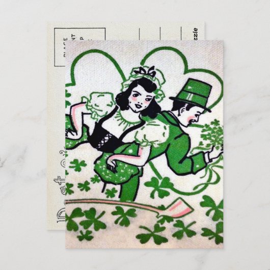 St. Patrick's Day Briefkaart (Voorkant / Achterkant)