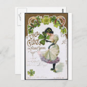 St. Patrick's Day Briefkaart (Voorkant / Achterkant)