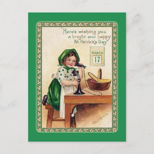 St Patrick's Day briefkaart (Voorkant)