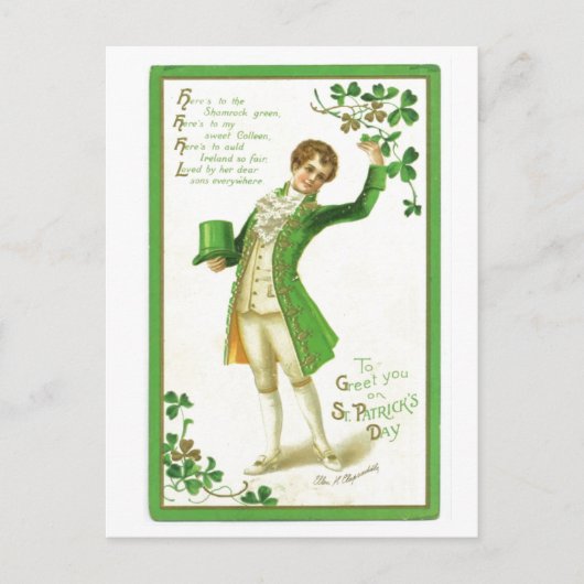  ST. Patricks Day Briefkaart (Voorkant)