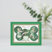 St Patrick's Day briefkaart (Staand voorkant)