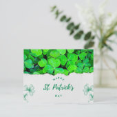 St Patricks Day Briefkaart (Staand voorkant)