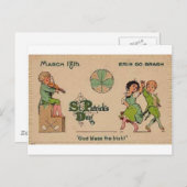 St. Patrick's Day Briefkaart (Voorkant / Achterkant)